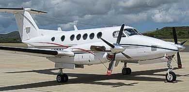 Super King Air B200 9-seater aircraft